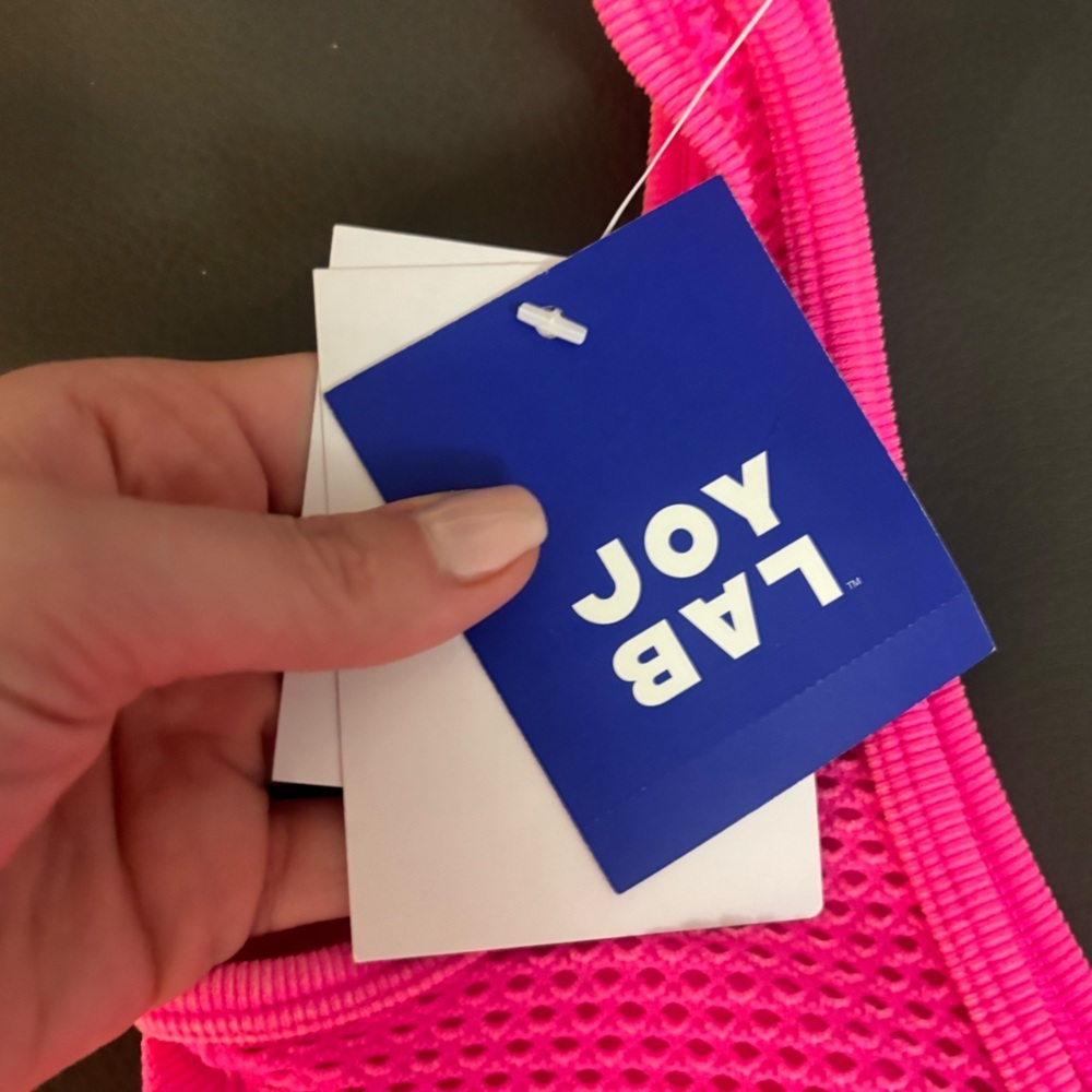 NWT JoyLab Women’s Seamless Short Active Bodysuit Hot Pink XS - Picture 3 of 4